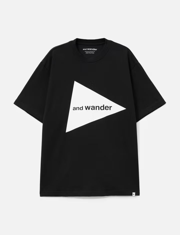 And Wander Big Logo Short Sleeves T-Shirt