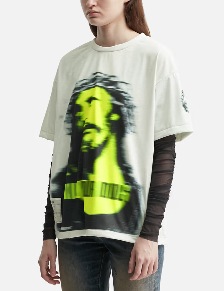 Trompe L'Oeil Blurry T-Shirt