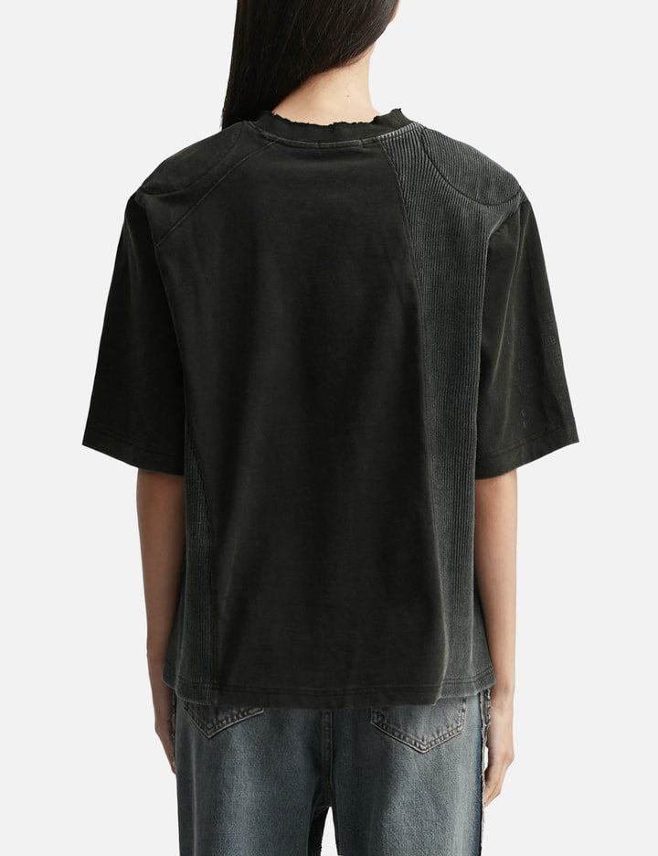 Paneled Padded Washed T-Shirt