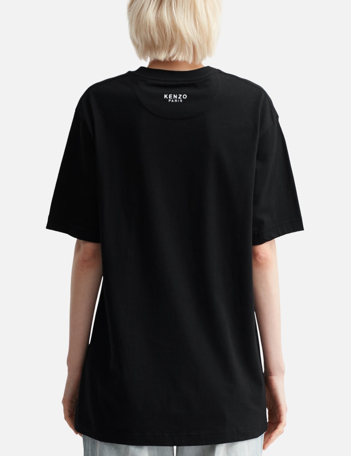 'Boke Flower' Embroidered T-shirt in Cotton