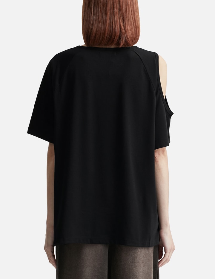 Deinet One-Slit Snap T-Shirts In Black