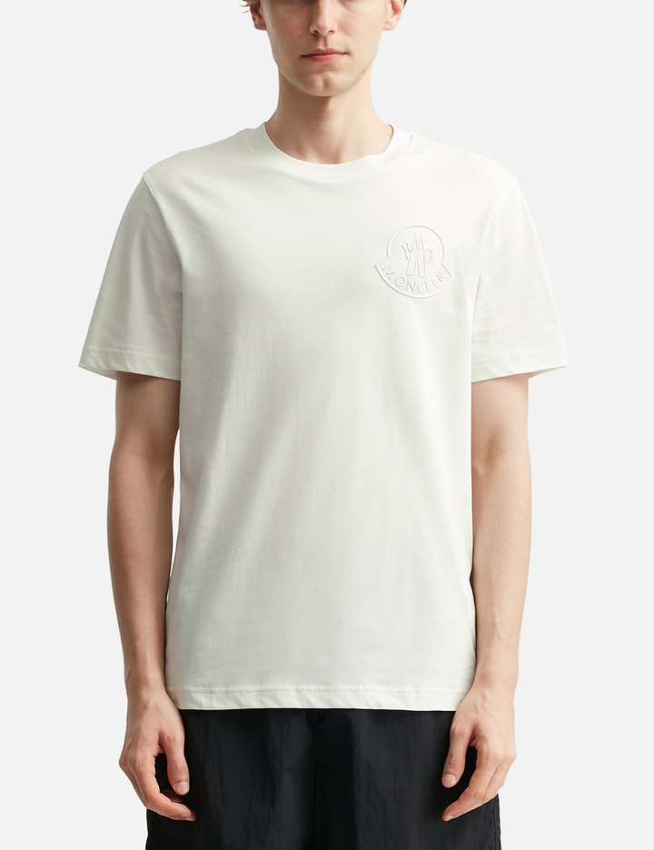 Three-Dimensional Logo Cotton T-Shirt