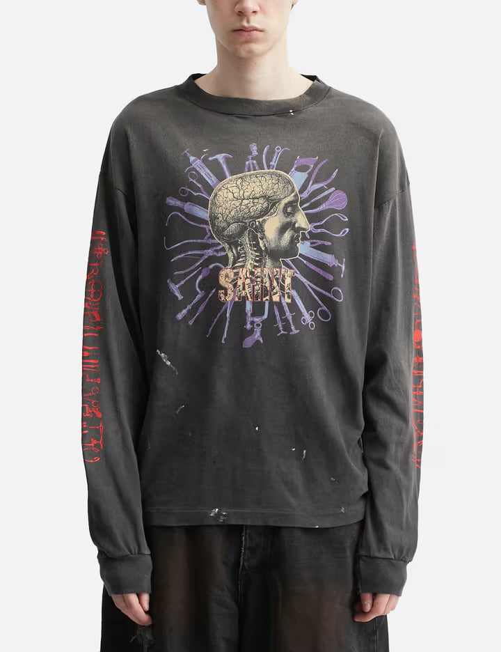 Head Long Sleeve T-Shirt