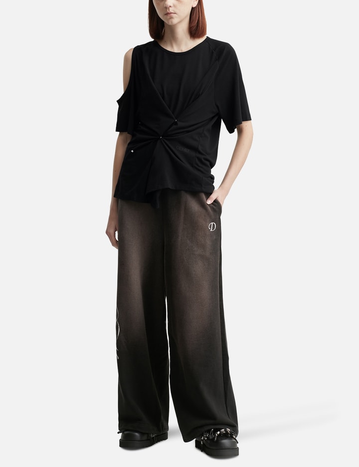 Deinet One-Slit Snap T-Shirts In Black