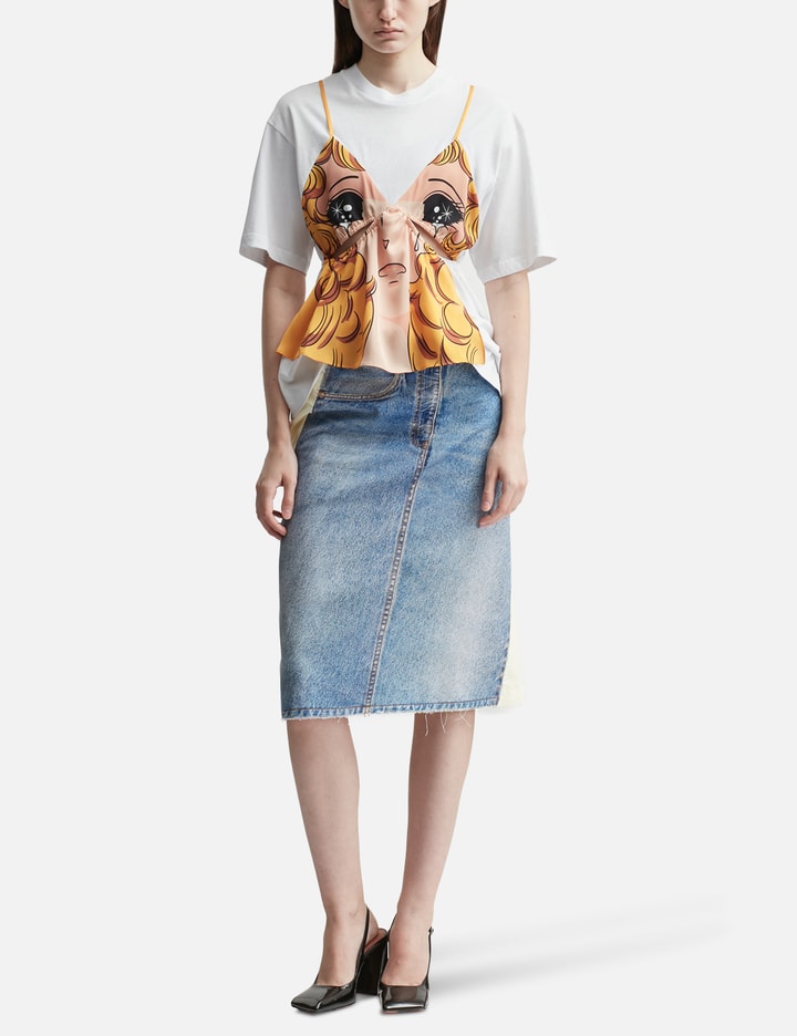 Crying Girl Slip Layered Top