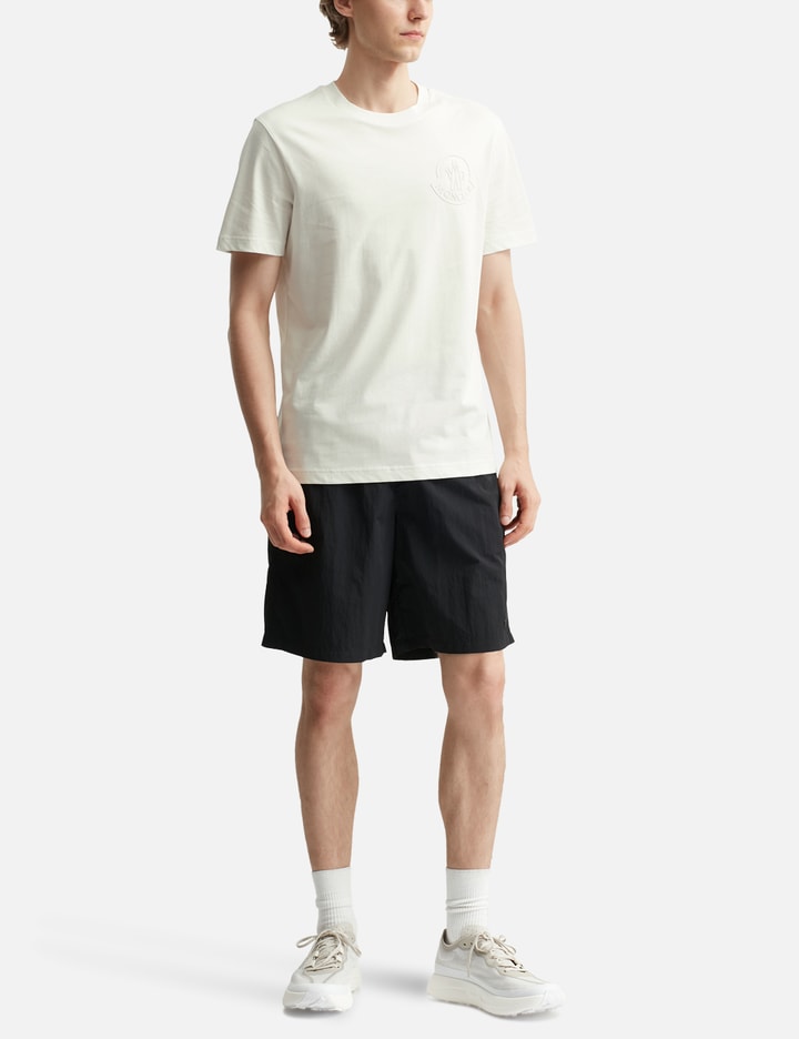 Three-Dimensional Logo Cotton T-Shirt