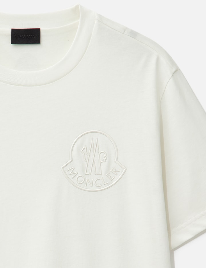 Three-Dimensional Logo Cotton T-Shirt