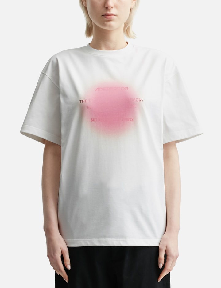 Pink Graphic Semi-oversized Fit T-shirt