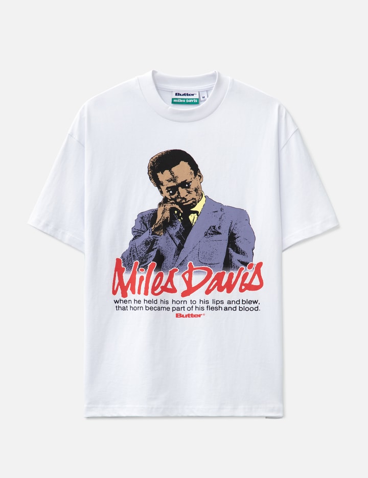 Butter Goods x Miles Davis Portrait T-shirt