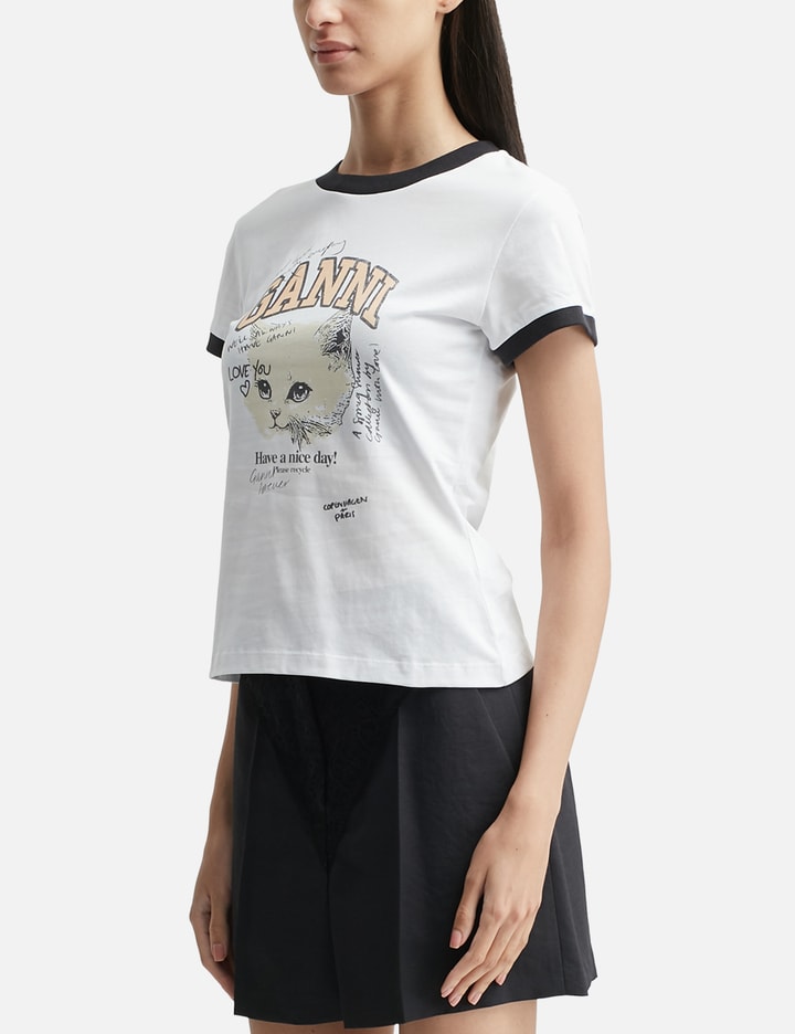 Cropped Kitty T-shirt
