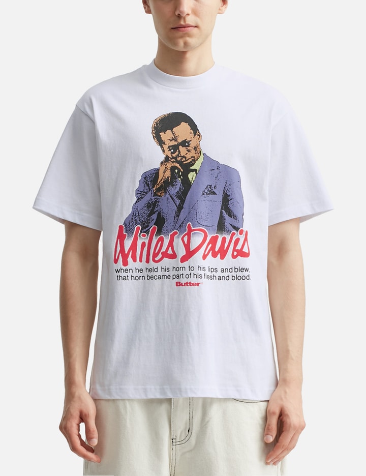 Butter Goods x Miles Davis Portrait T-shirt