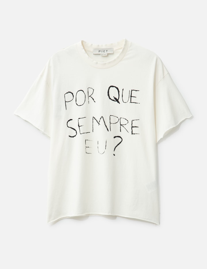 Por Que Sempre Eu? Raw Edge T-shirt
