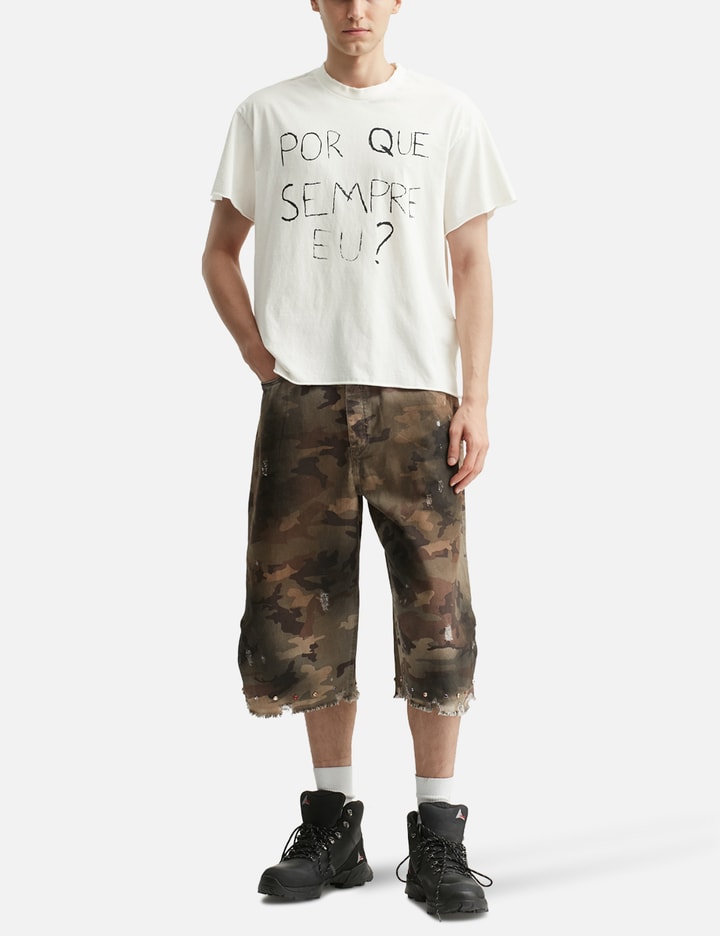Por Que Sempre Eu? Raw Edge T-shirt