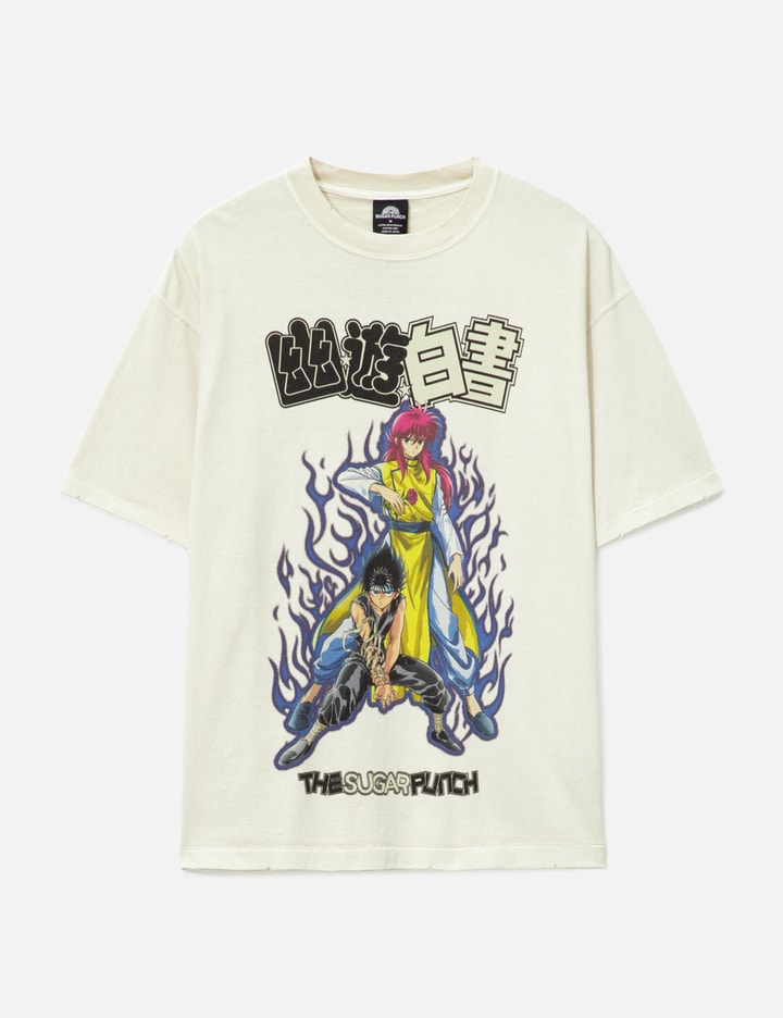 Yuyuhakusho Short Sleeve T-shirt (Kurama/Hiei)