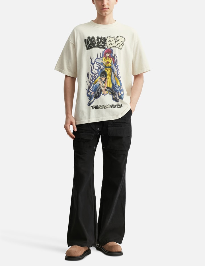 Yuyuhakusho Short Sleeve T-shirt (Kurama/Hiei)