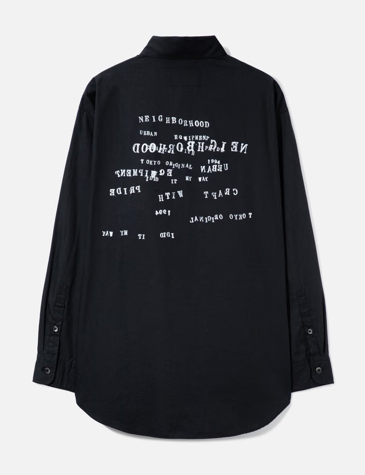 Typographic Shirt LS