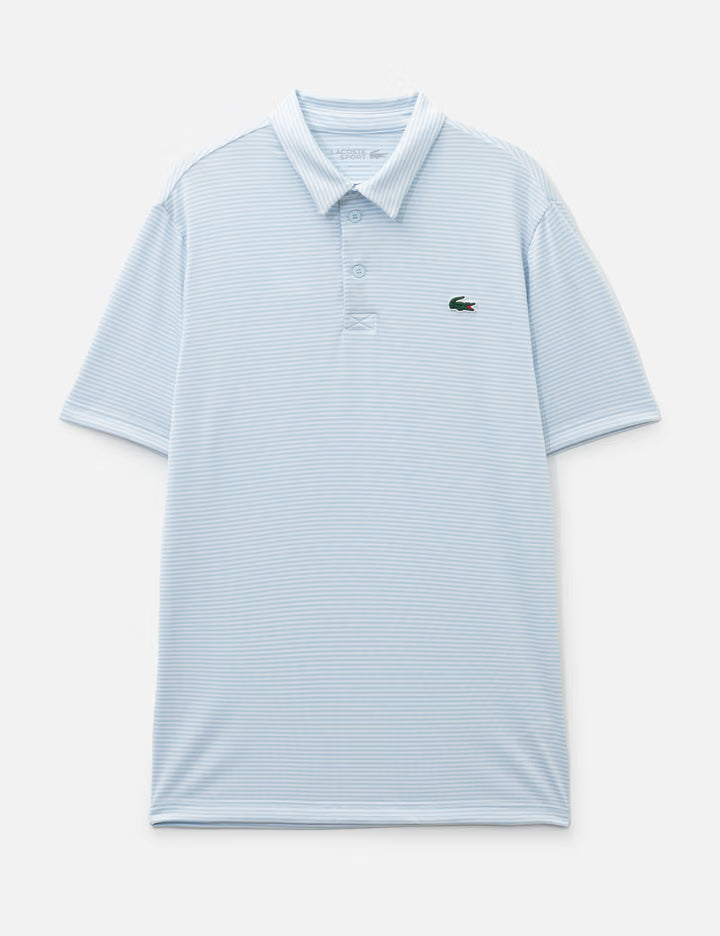 Ultra Dry Striped Golf Polo Shirt