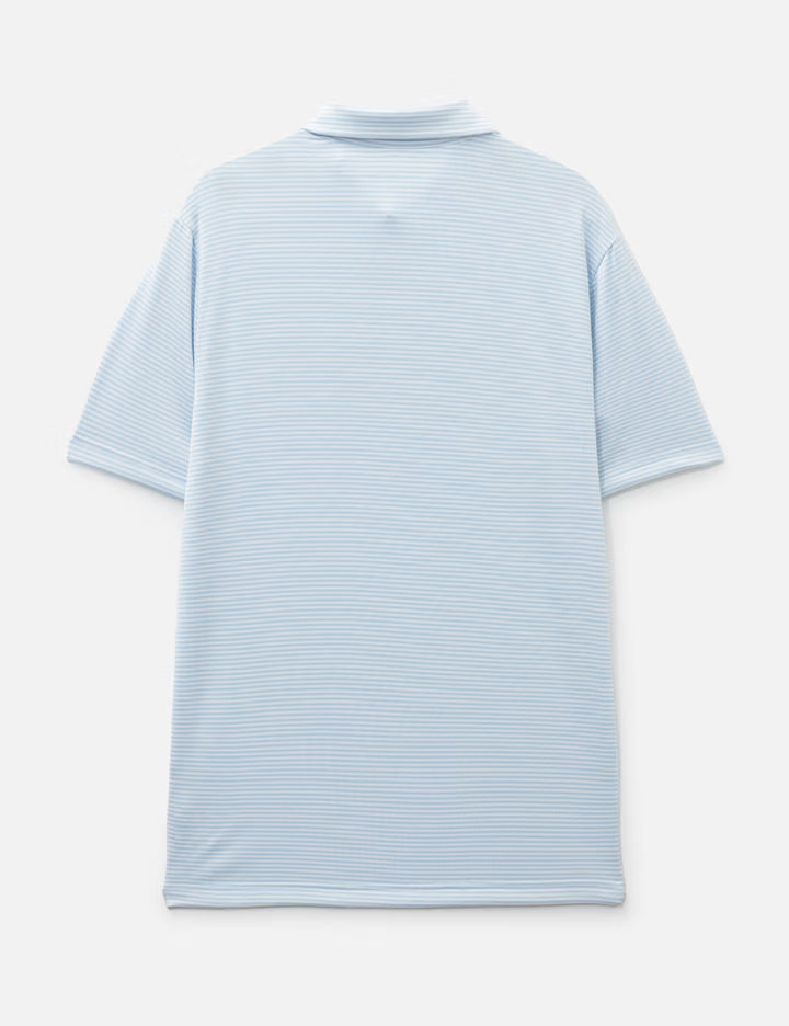 Ultra Dry Striped Golf Polo Shirt