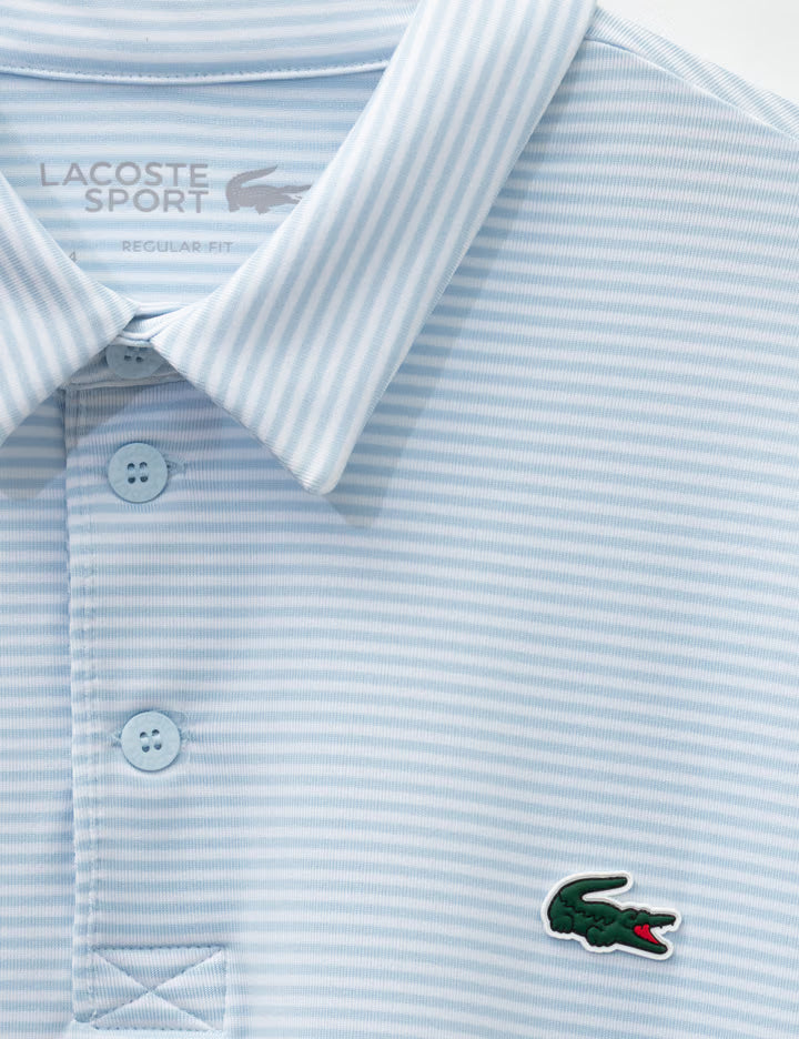 Ultra Dry Striped Golf Polo Shirt