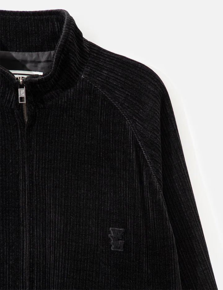 Velour Corduroy Track Jacket