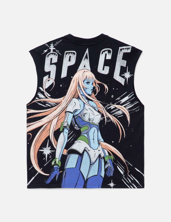Space Sleeveless T-shirt