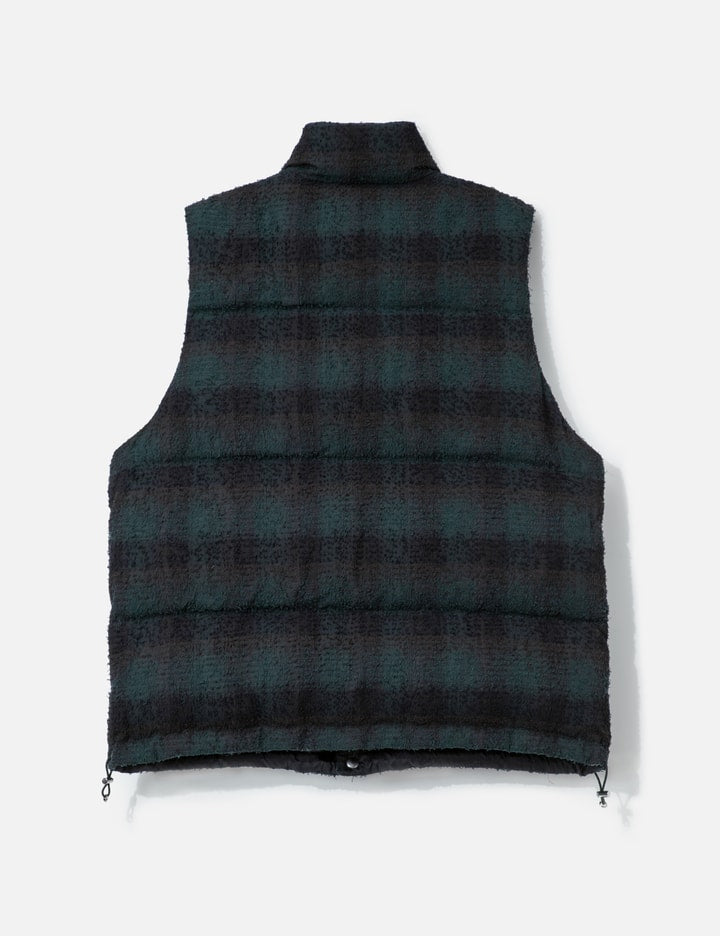 Plaid Puffer Reversivle Vest