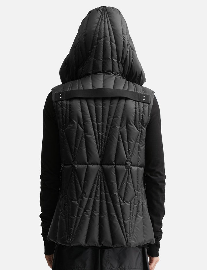 Moncler + Rick Owens Geocamo Ziplock Hooded Down Gilet
