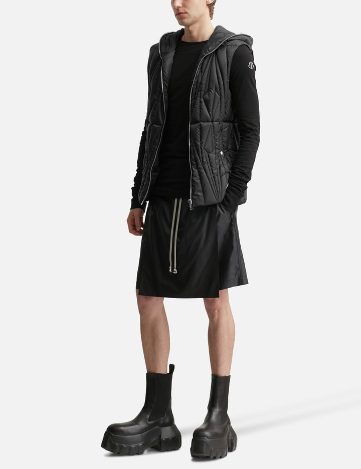 Moncler + Rick Owens Geocamo Ziplock Hooded Down Gilet