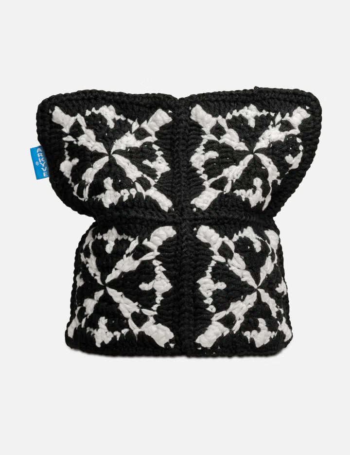 White Seal Crochet Cat Hat