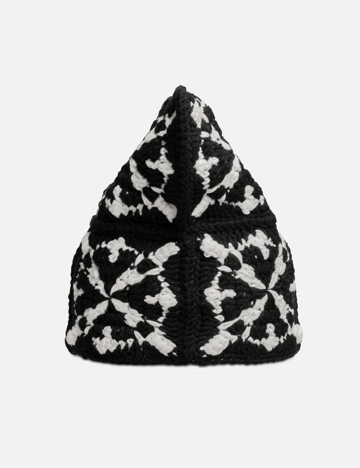 White Seal Crochet Cat Hat
