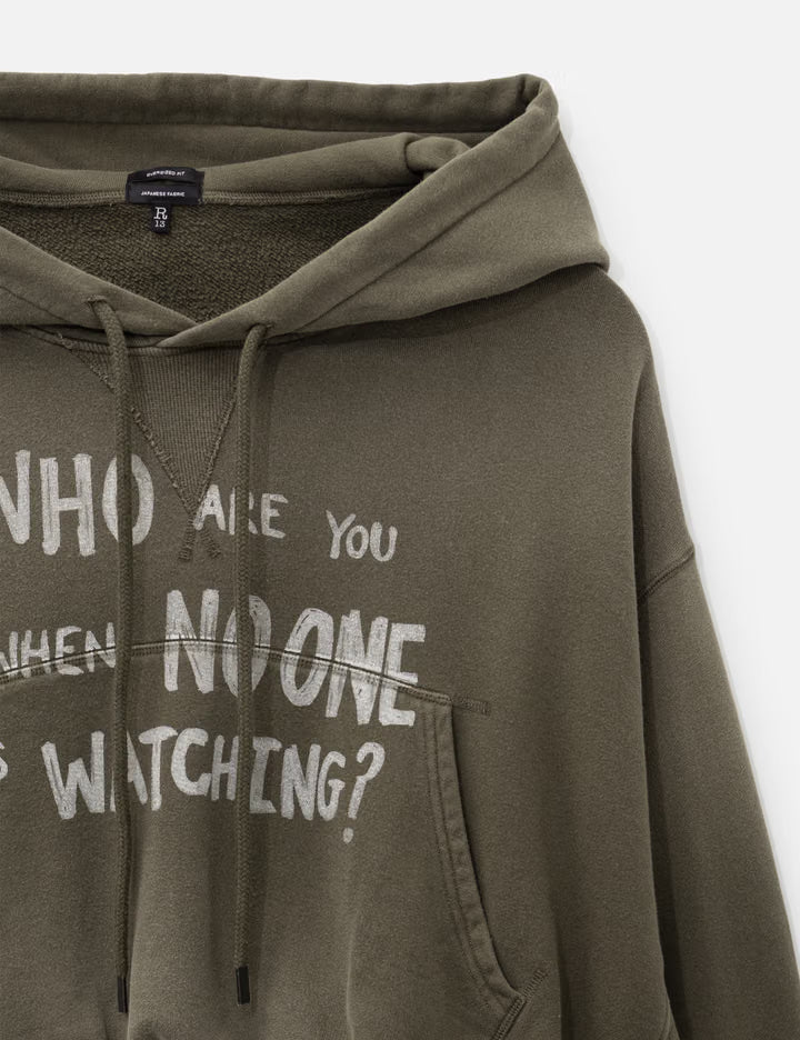 Who Are You Balloon Popover Hoodie