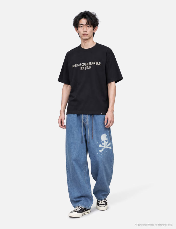 Wide Easy Denim Pants