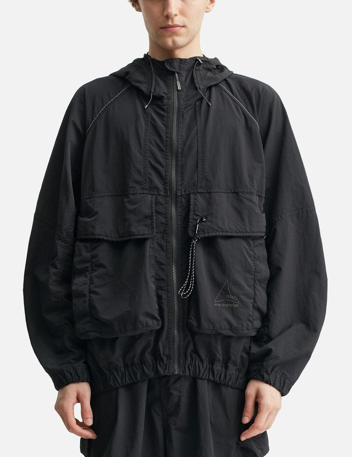 ROA x and wander Garment Dye Nylon Hooded Jacket