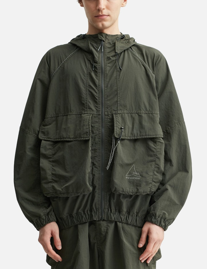 Roa x And Wander Garment Dye Nylon Hooded Jacket