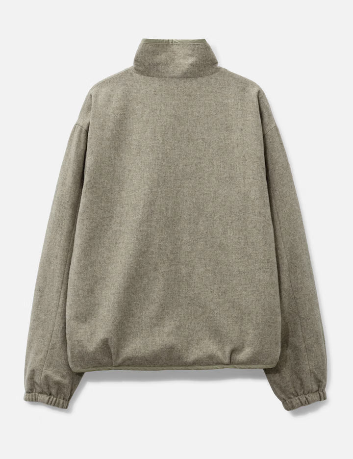 Wool Cashmere Fleece Reversible Blouson