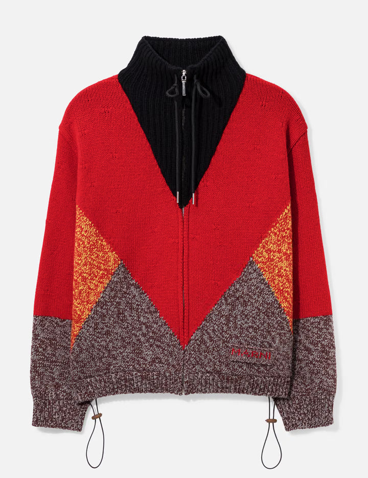 Wool-Cashmere Jacket With "M" Detail