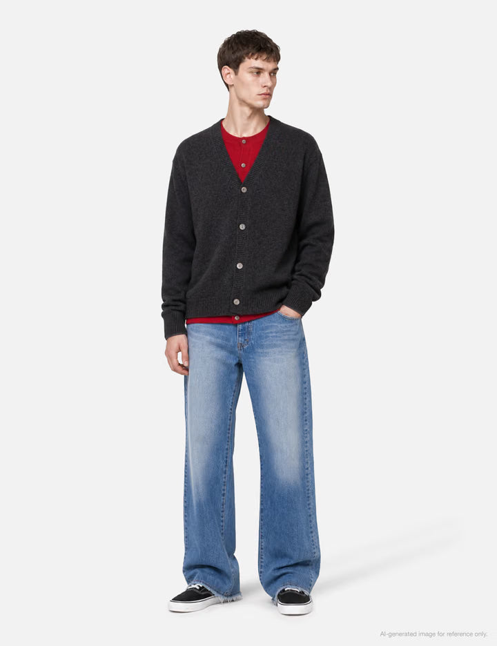 Wool Layered Cardigan