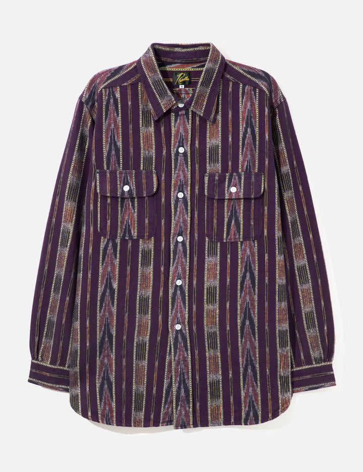 Work Shirt - Ikat Stripe