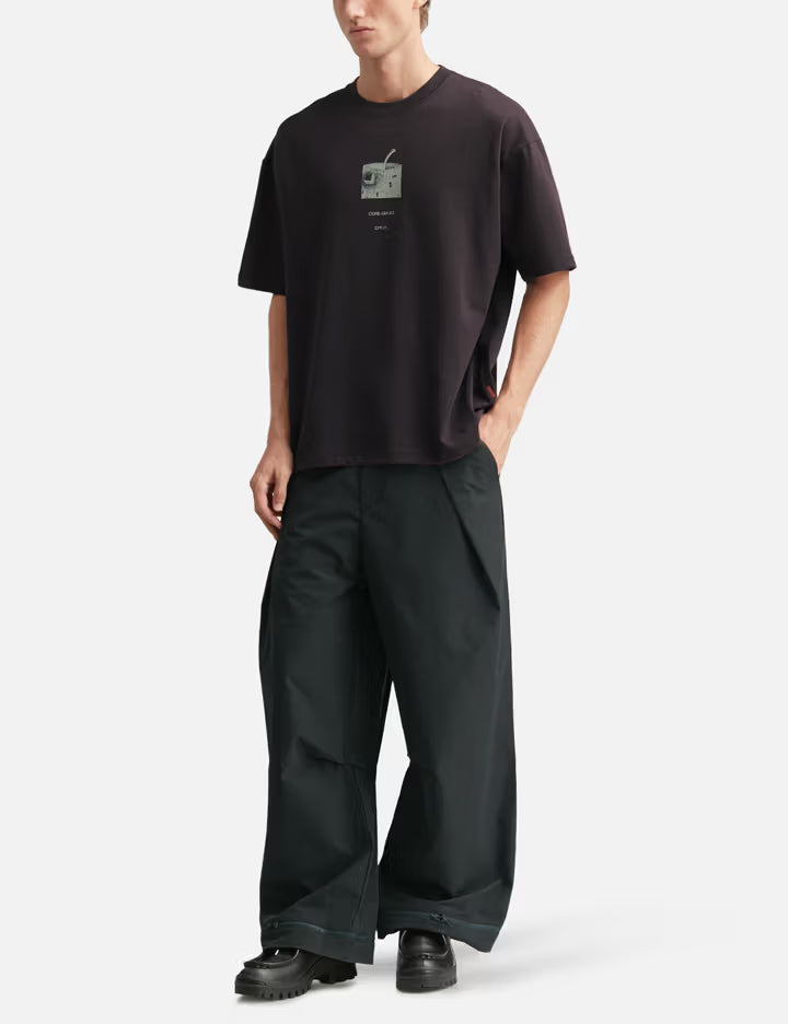 WX-P1 Zip-Extentsion Wide Trousers