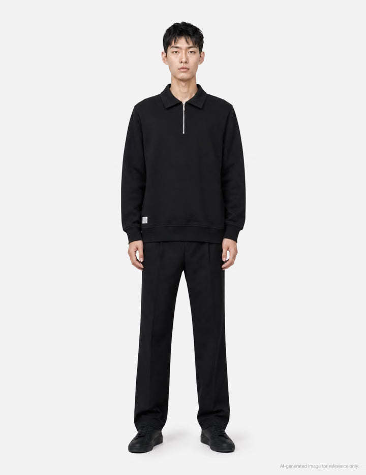 YY Quilted Halfzip Sweatshirt