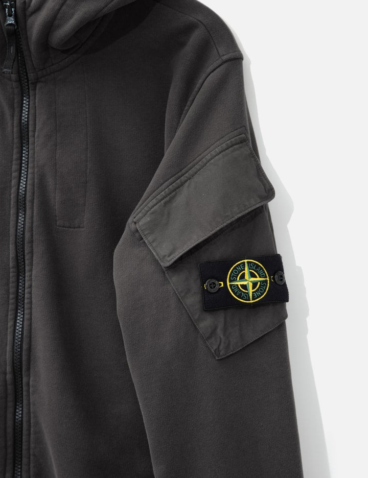 Brushed Organic Cotton Fleece Hooded Sweatshirt