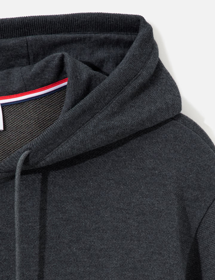 Zipper Hoodie With Striped Armbands