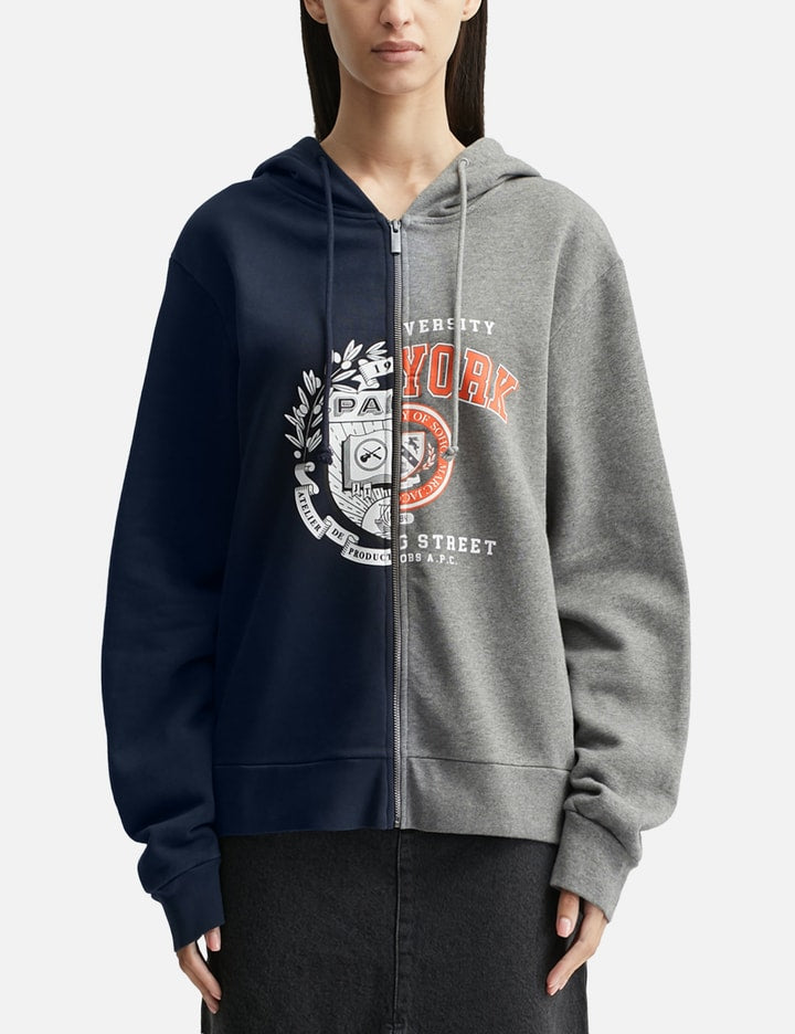 A.P.C. x Marc Jacobs Split Crest Zip-up Hoodie