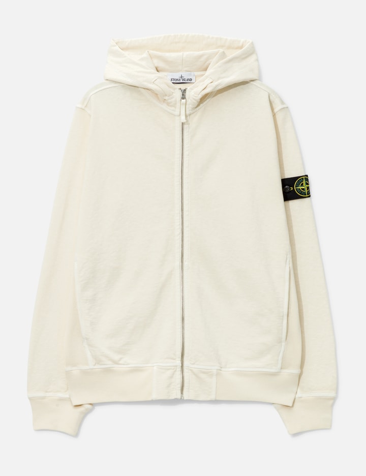 Garment-Dyed Zip-Up Hoodie