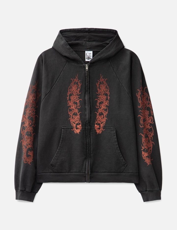Afflicted Zip-Up Hoodie