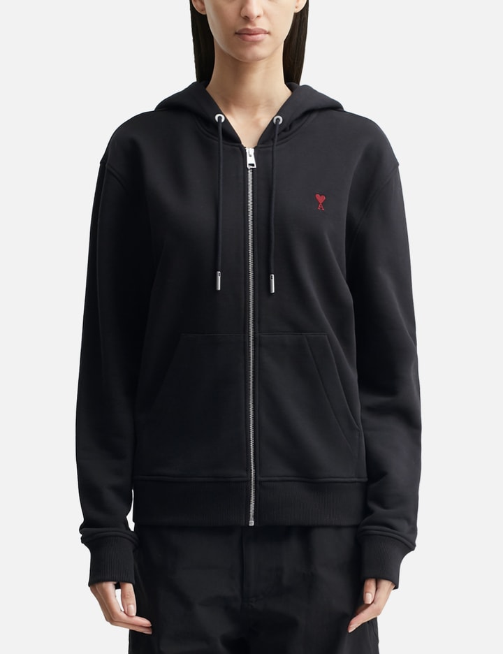 Cotton Ami de Coeur Zipped Hoodie