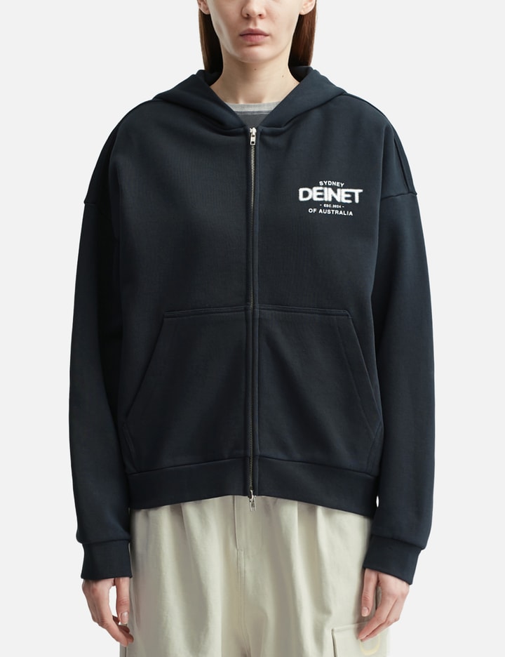 Lost In Sydney Zip-Up Hoodie Navy