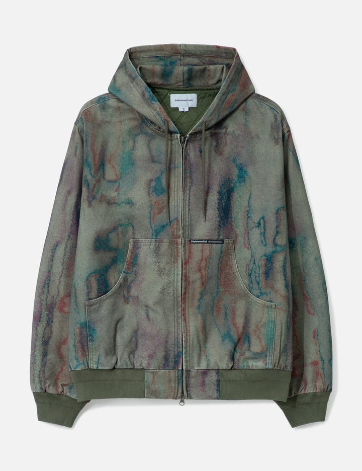Blurred Hooded Jacket