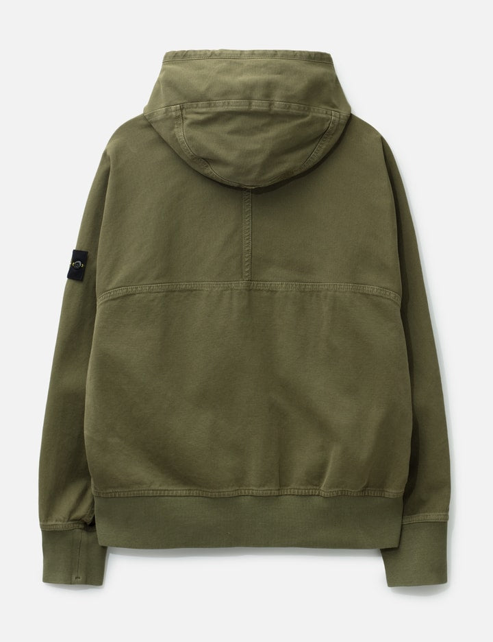Garment Dyed Panama Zip-Up Hoodie