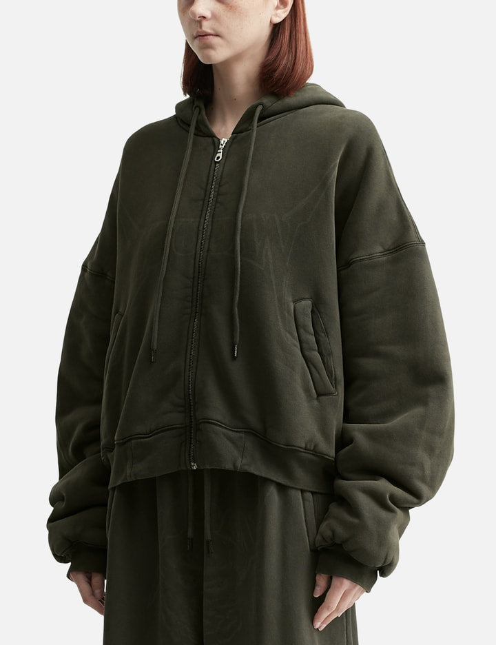 Washed Out Zip Up Hoodie